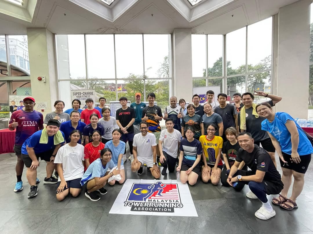 Riley training with 100 Floors Club